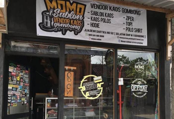 Momo Sablon Vendor Kaos Gombong