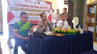 Peringatan Hari Bhayangkara di Polsek Gombong
