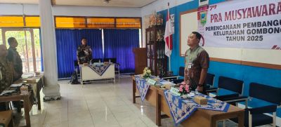 Pra Musrenbang Kelurahan Gombong