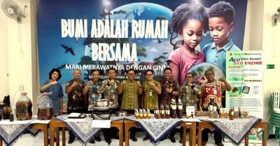 Klarifikasi Lapangan Lomba Kelurahan Tingkat Provinsi di Pengolahan Eco Enzym Gereja Santo Mikael  Gombong